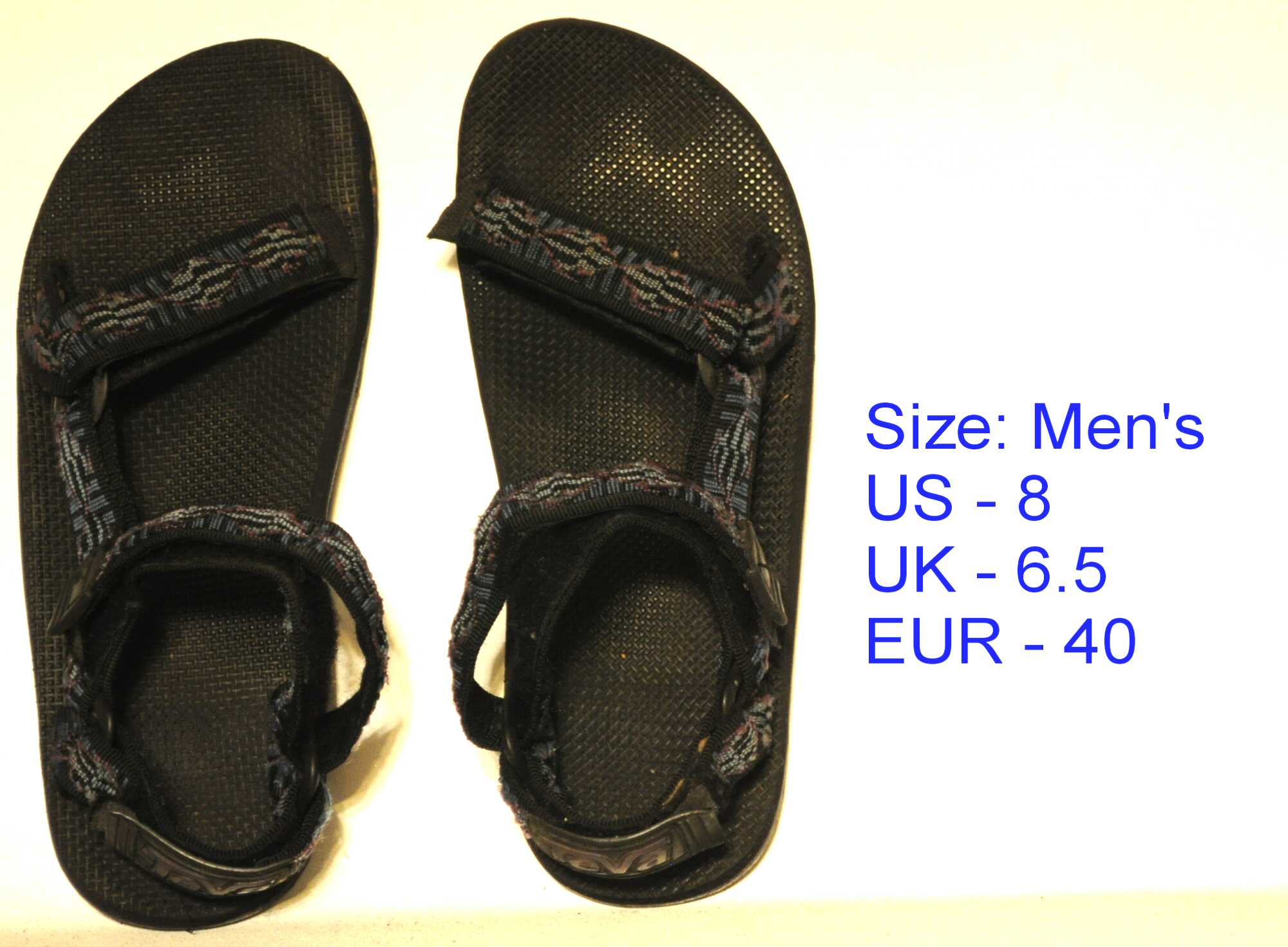 Mens size 8 TEVA Water Sandals hiking walking shoes 1238 | eBay