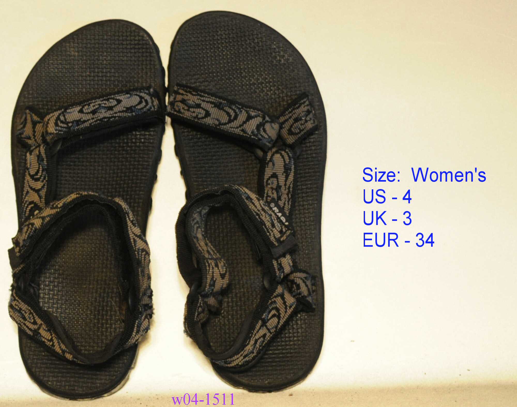 Teva Water Womens Sandals 4 Hiking Walking Sport Water River Shoes ...