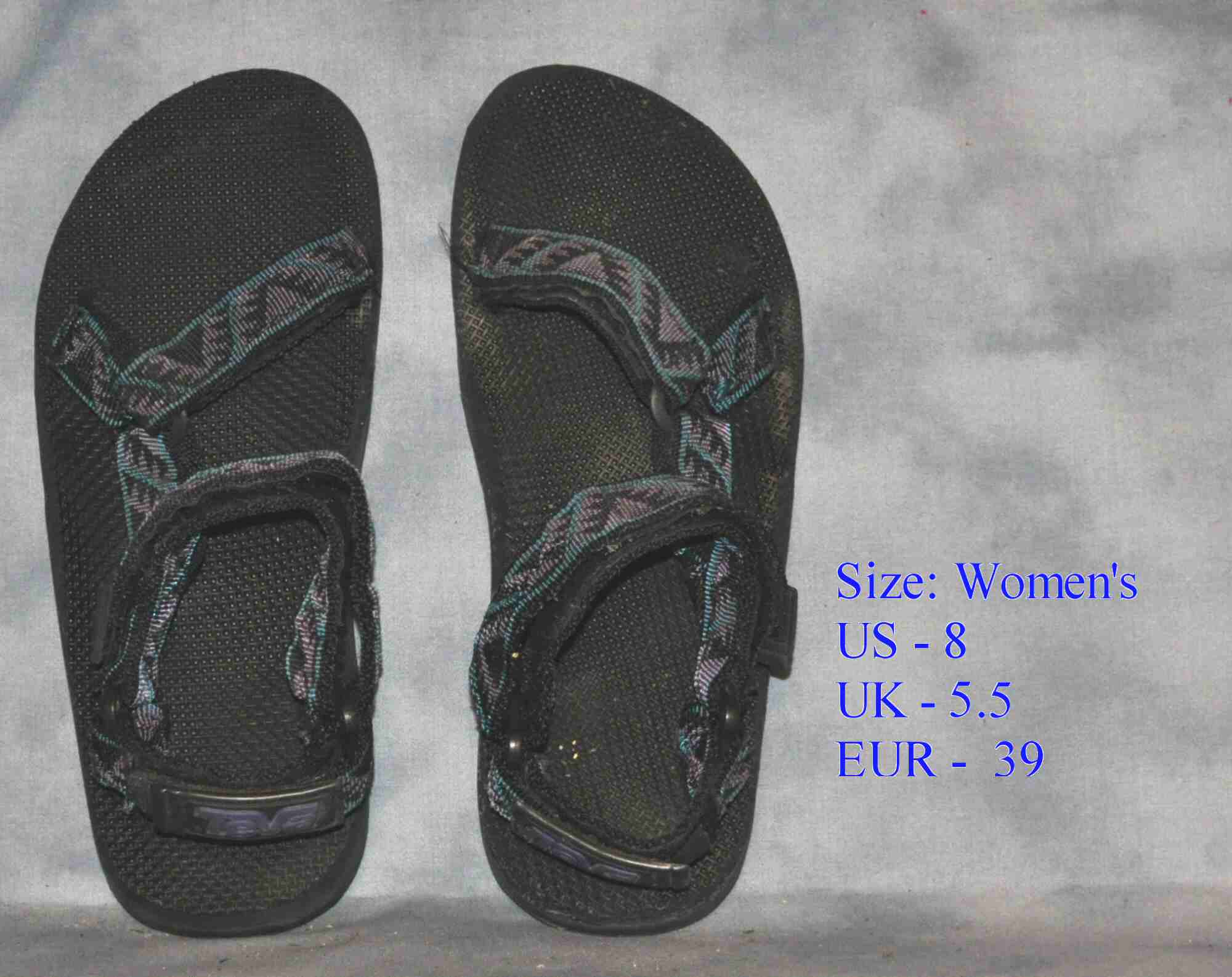 Details about Womens size 8 TEVA Water Sandals hiking shoes 3160