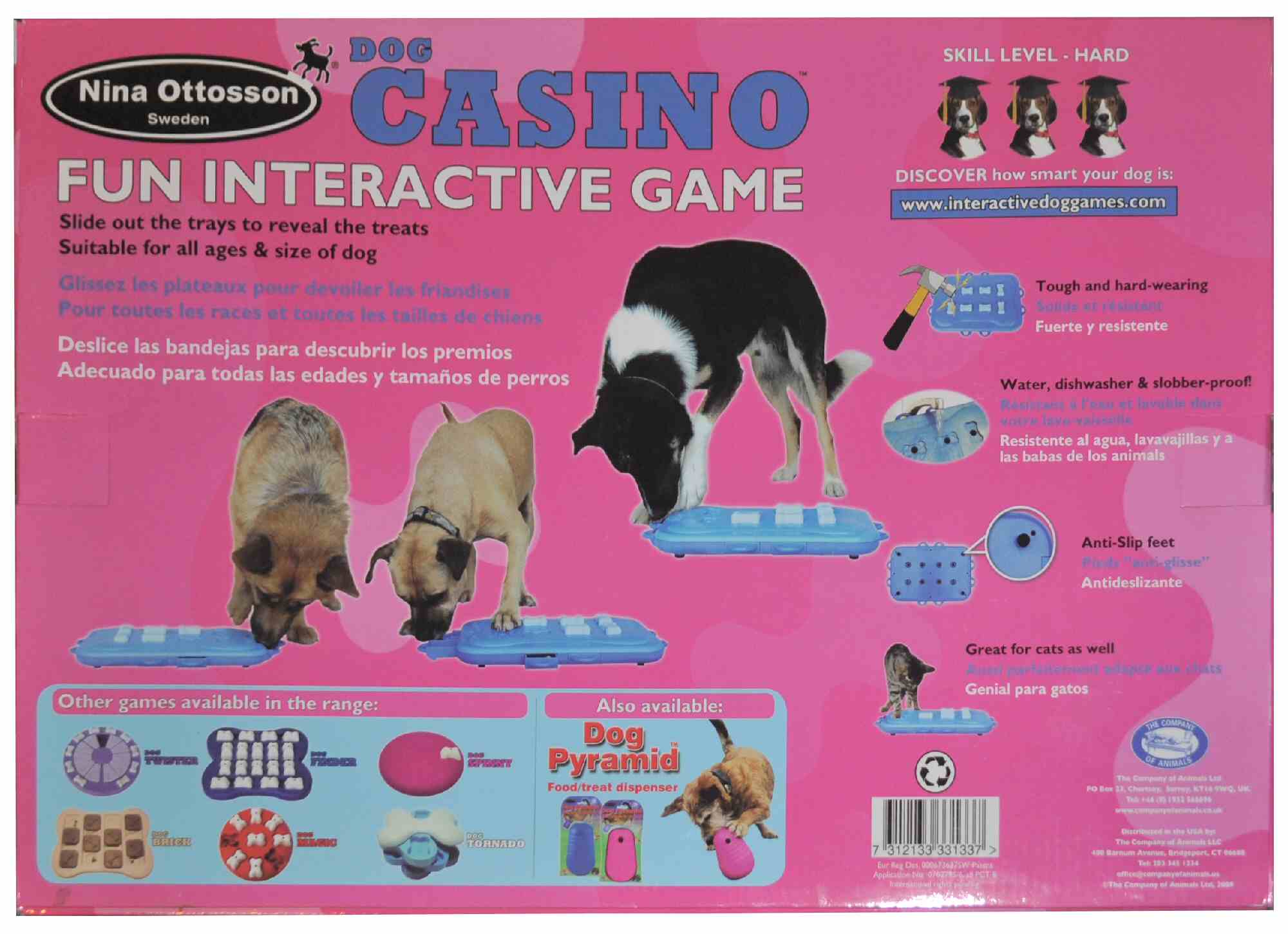 Dog Casino Interactive Find Treat Game Training for Dogs and Pups in Training